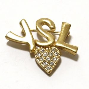 Saint Laurent vintage brooch